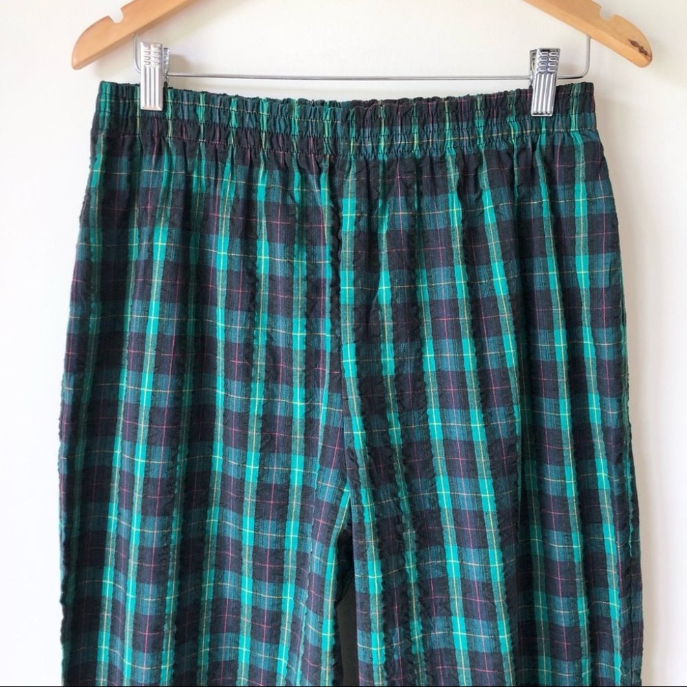 Vintage Orvis Plaid Zip Jacket Matching Pants Suit - Picture 9 of 14